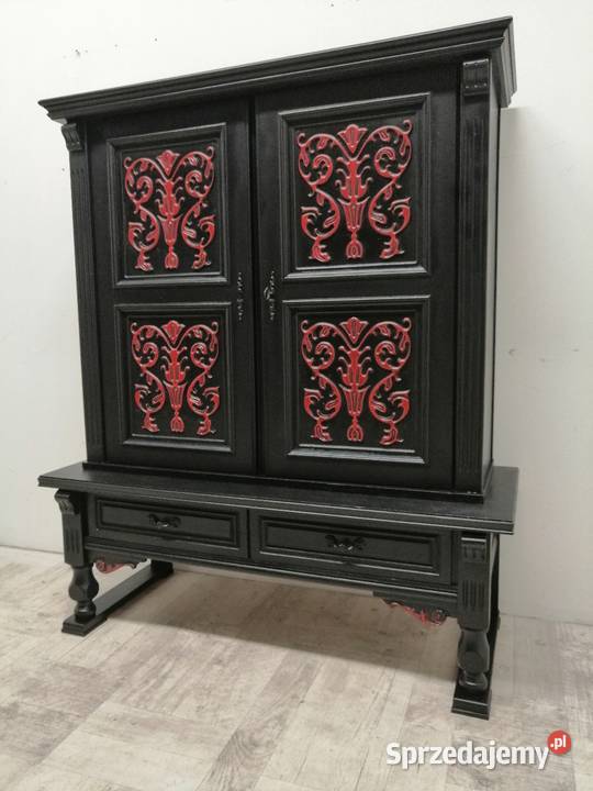 komoda drewniana vintage orientalna Radomsko