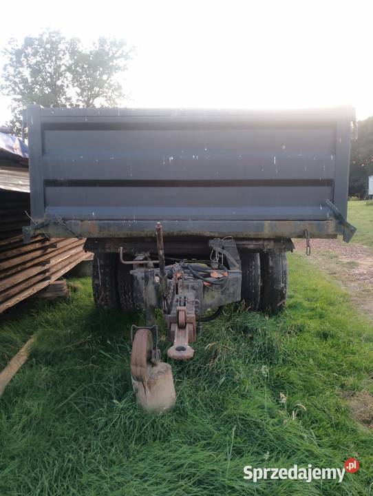 Przyczepa wywrotka jednoosiowa Dąbrowica