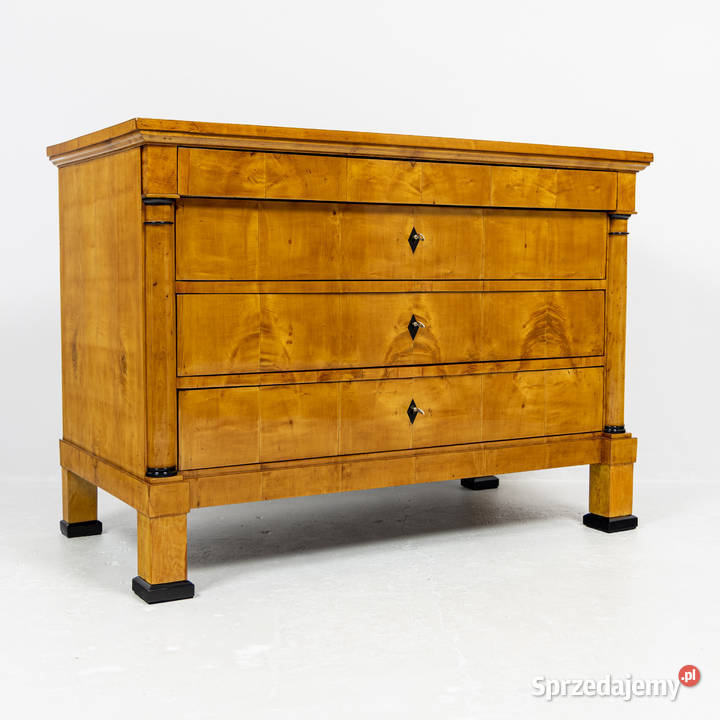 Duża komoda biedermeier brzozowa antyk stara wielkopolskie Swarzędz sprzedam