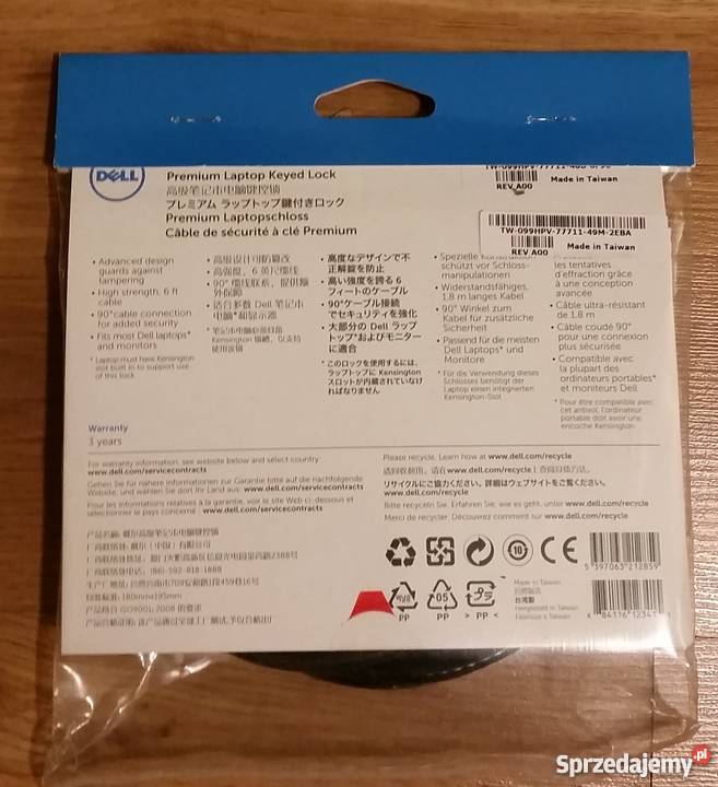 Dell 99HPV linka zabezpieczająca laptopa przed Katowice