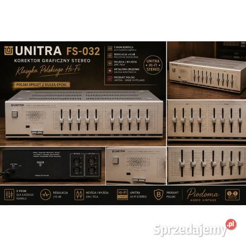 UNITRA FS032 Korektor Graficzny Stereo HiFi śląskie