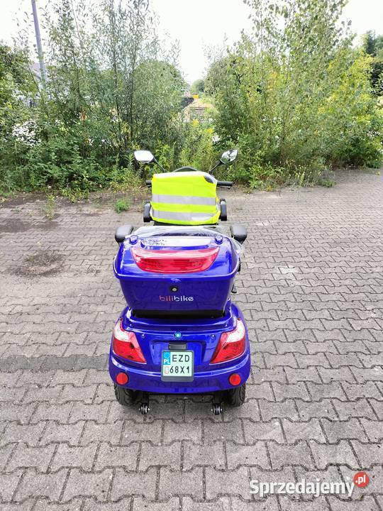 Skuter elektryczny inwalidzki bili bike 3 kołowy Bili Bike łódzkie Zduńska Wola sprzedam