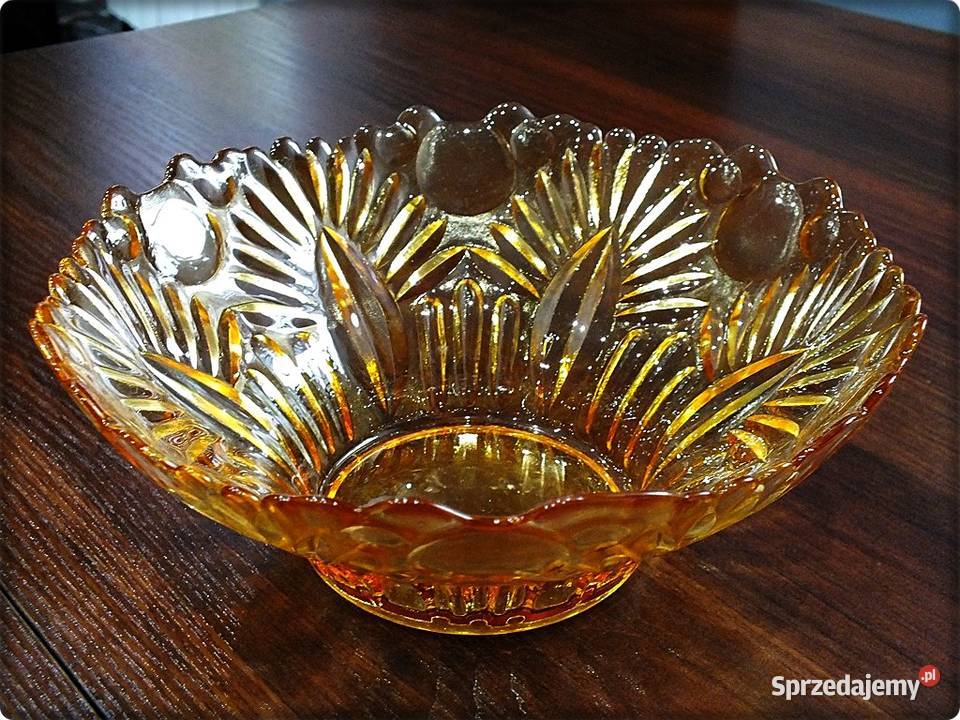 Stara Patera Misa szklana Salatera Carnival Żary sprzedam