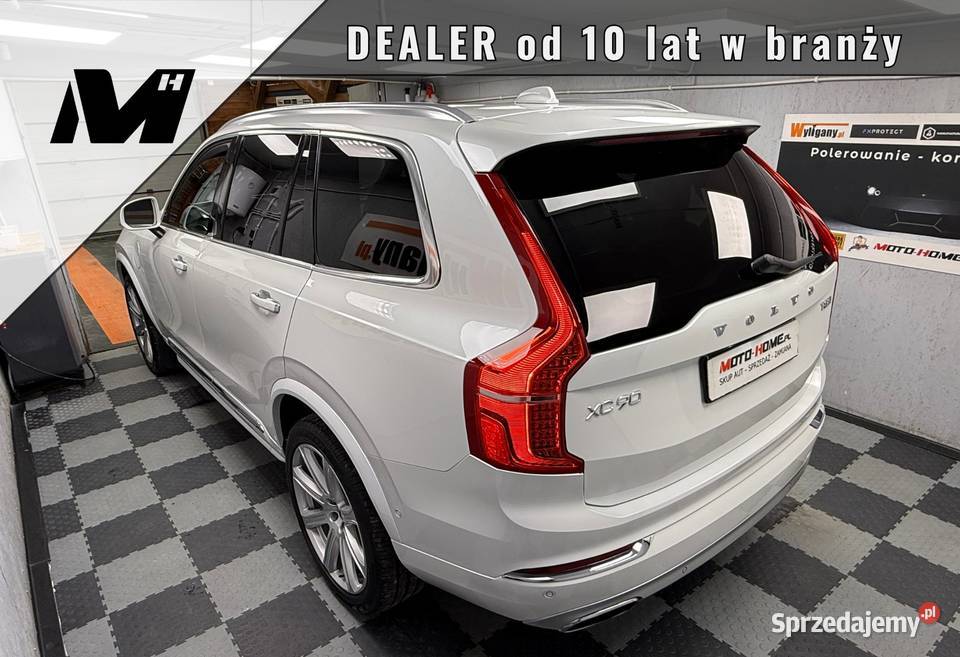 Volvo XC 90 Inscription ACC T8 kamery 360 biała nieuszkodzony