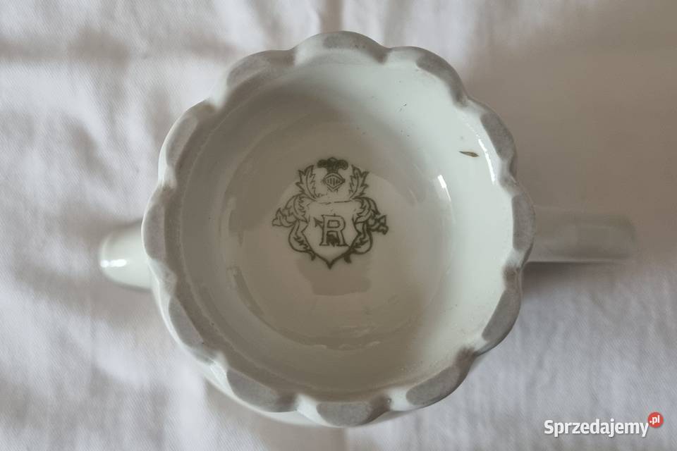 Porcelanowy mlecznikdzbanek Roschtzer Porzella Warszawa