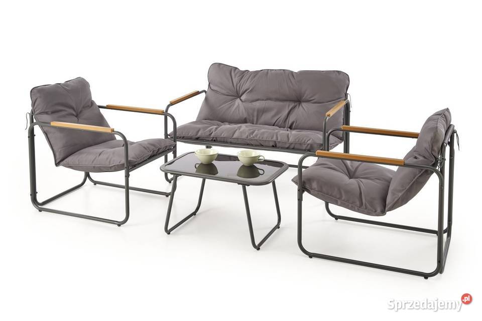 ZESTAW OGRODOWY HUDSON SOFA 2 FOTELE ŁAWA Gniezno sprzedam