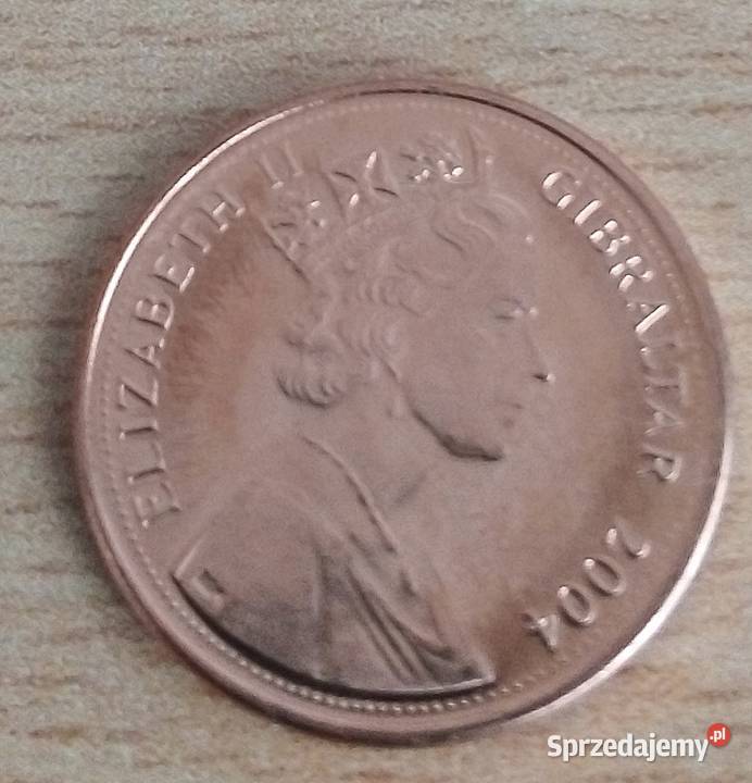 GIBRALTARONE PENNY2004 rŁADNAMALPA Antyki, Sztuka, Kolekcje Legionowo