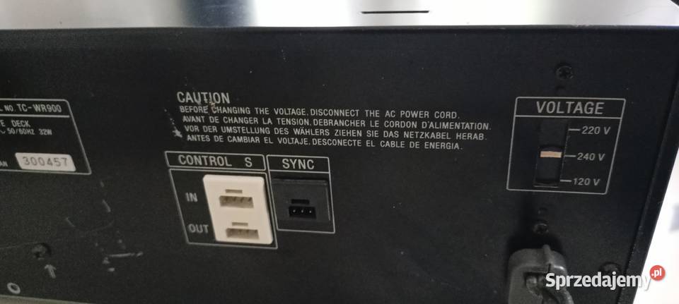 Sony TCWr900 Deck Sędziszów