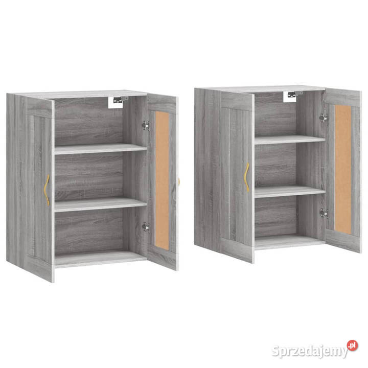 Wiszące szafki 2 szary dąb sonoma materiał Warszawa