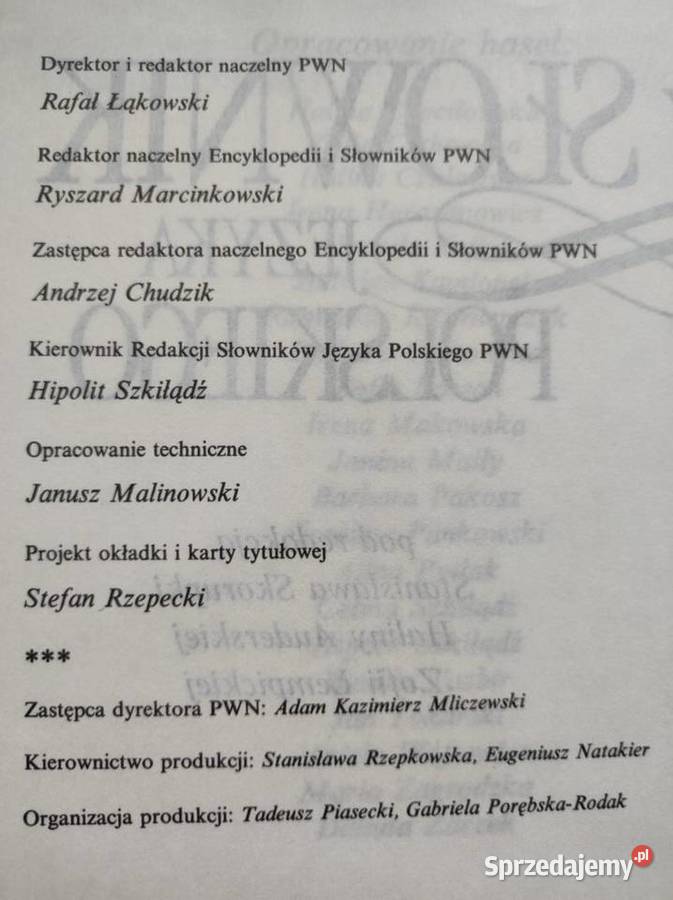 Mały Słownik Języka Polskiego Państwowe Kielce