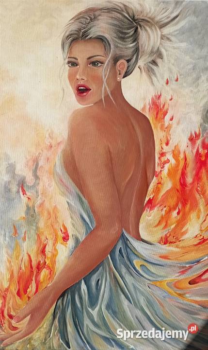 Obraz ręcznie malowany Malarstwo Łódź sprzedam