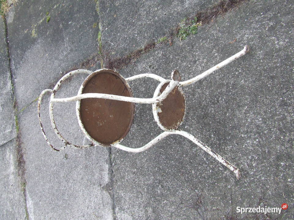 STARA MIĘDZYWOJENNA TOALETKA UMYWALKA METALOWA 2 Meble Nowy Sącz