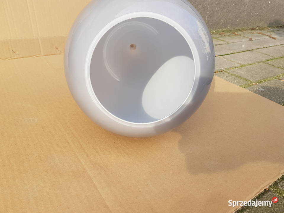 Klosz do lampy szklany MURANO GLASS SZARY