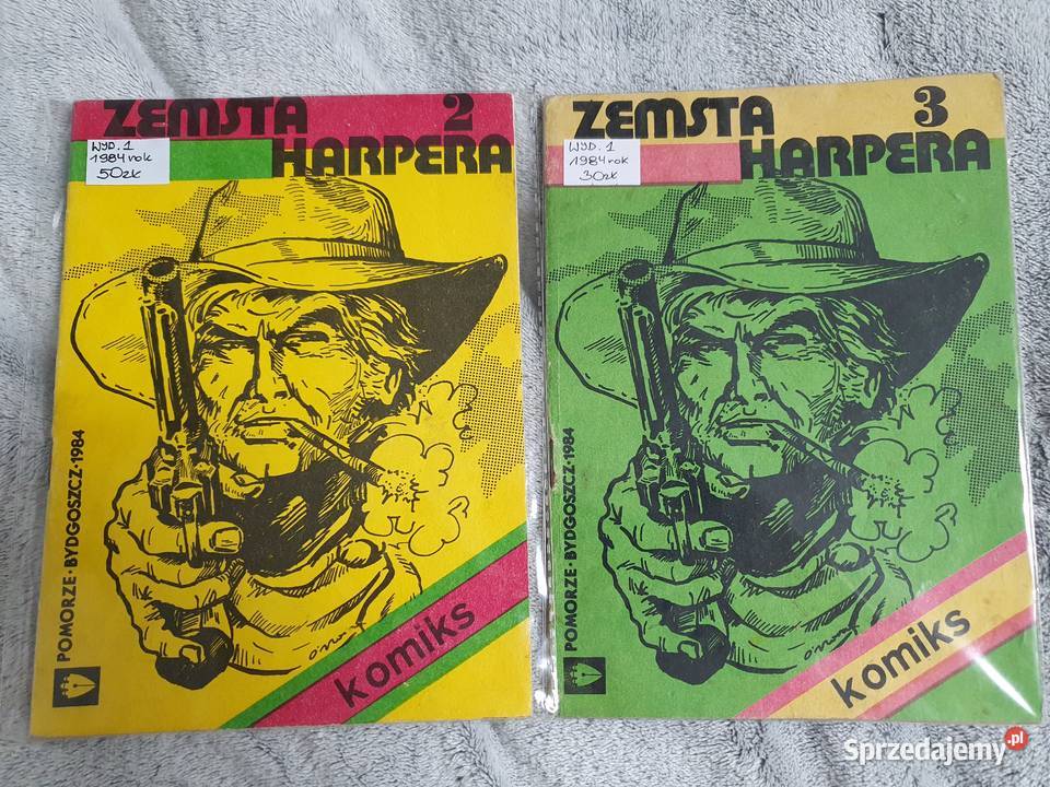 Zemsta Harpera 2 komiksy 1984 Gdynia