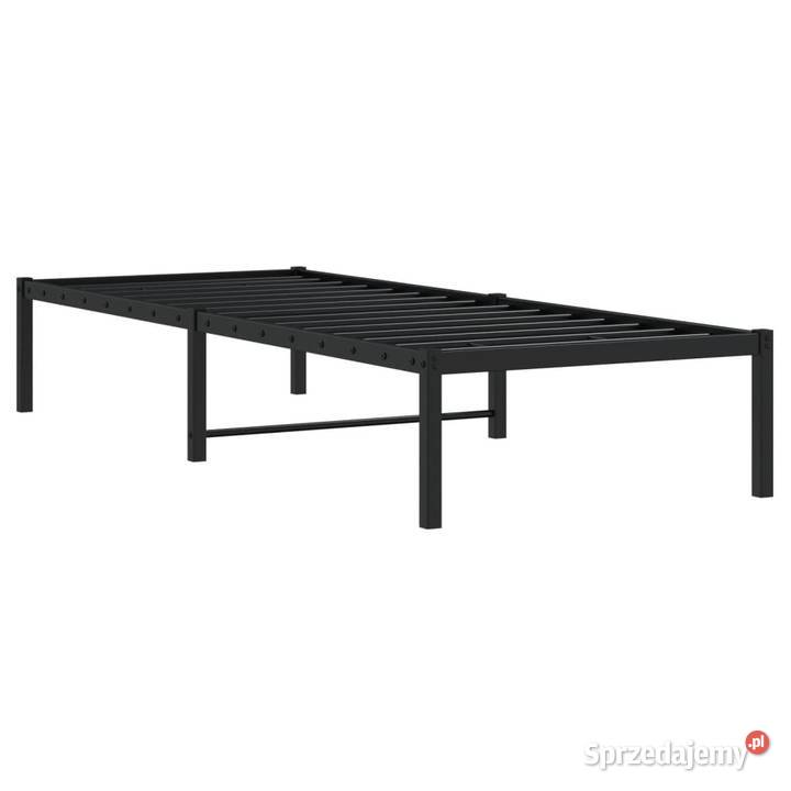 vidaXL Metalowa rama łóżka czarna 80x200 Warszawa