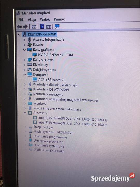 Laptop Compaq Presario cq61 hp Intel Pentium Dual-Core Nowy Sącz