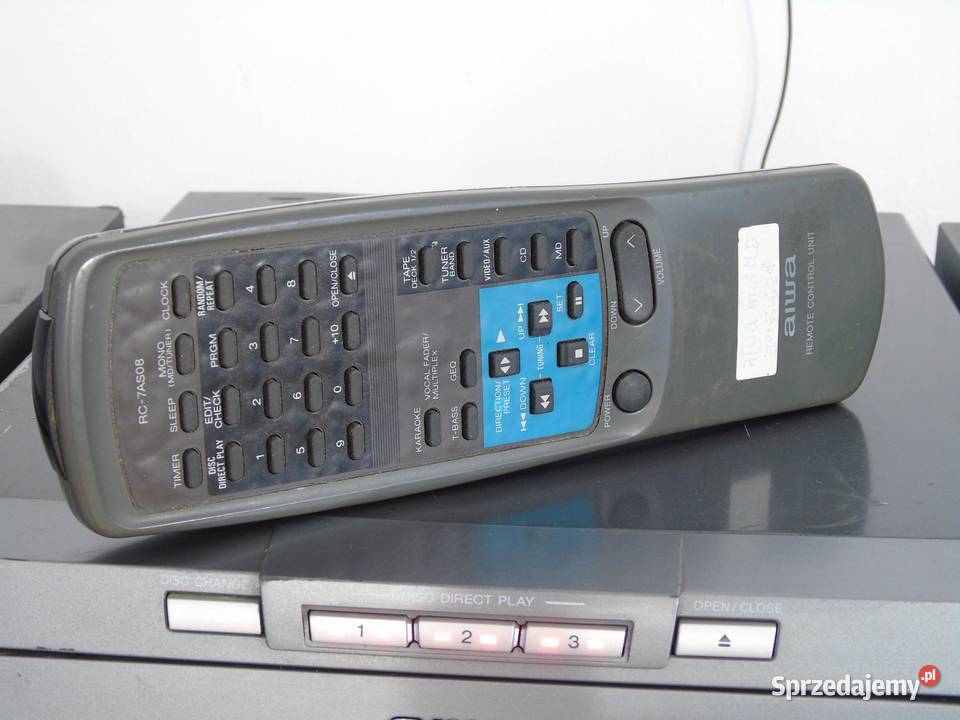 Wieża Aiwa pil kolumny RDS AUX CD DOSTAWA podkarpackie sprzedam