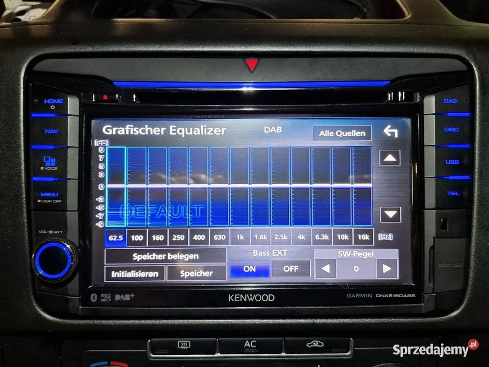 Kenwood DNX516DABS radionawigacja DAB Android Car audio