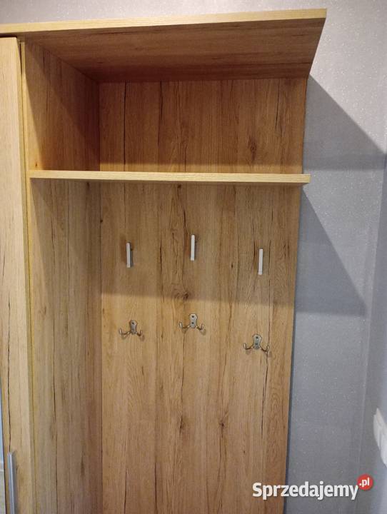 Garderoba do przedpokoju biała sonoma 120x42x204 Dębica