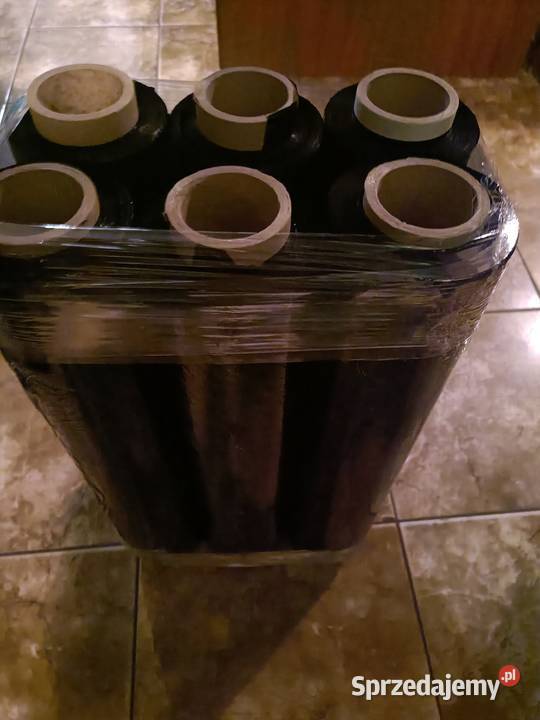 Folia stretch ręczna czarna 25 gruba rolka 120 Radomsko
