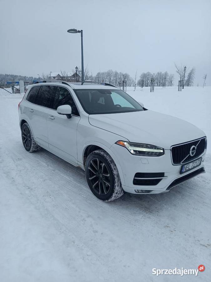 Volvo XC 90 T6 AWD Momentum 7os Biała Perła nawigacja Ełk