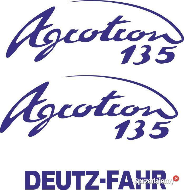 naklejki deutz fahr agrotron 135