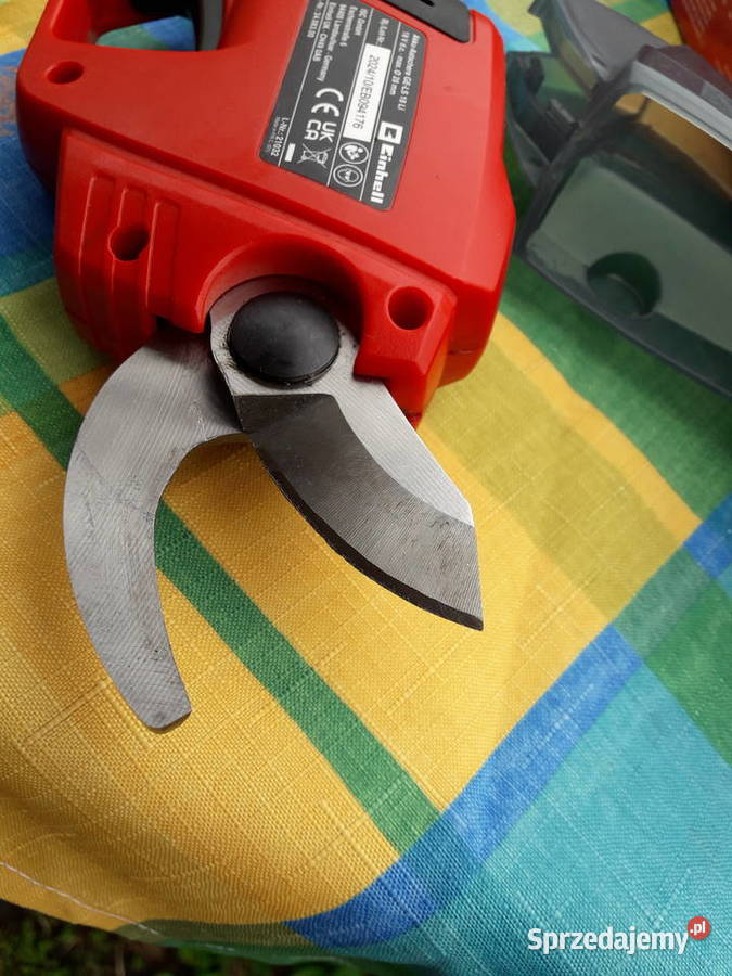 Sekator nożyce do gałęzi akumulatorowe Einhell wielkopolskie Miłosław