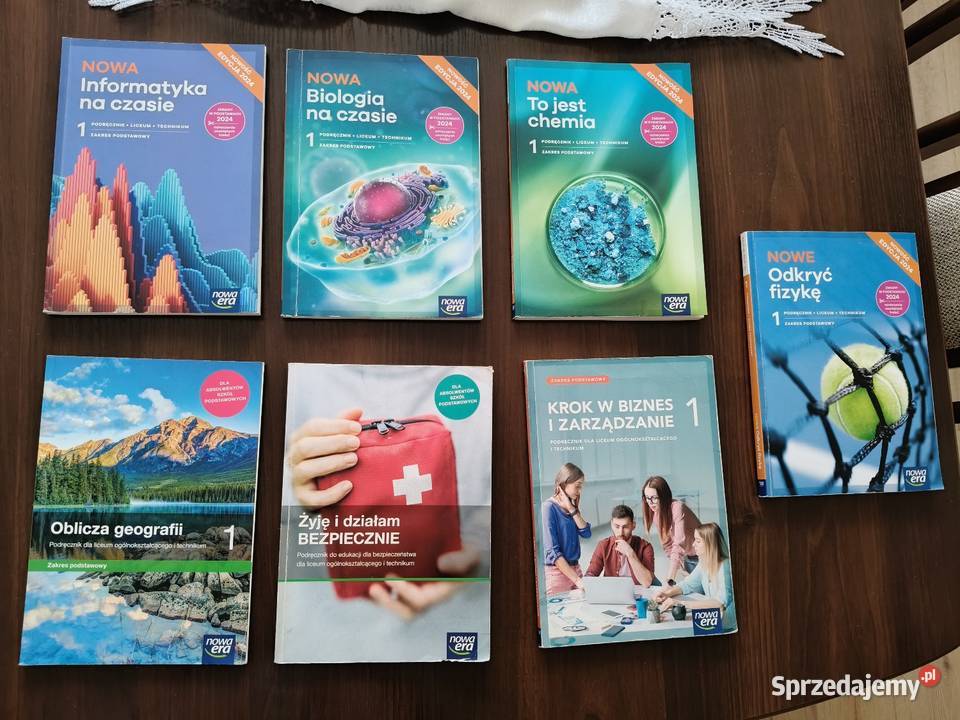 Podręczniki szkolne liceum i technikum klasa 1 Wieluń