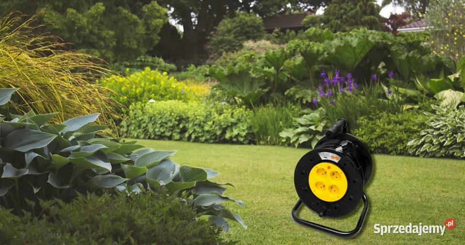 PRZEDŁUŻACZ BĘBNOWY 30m Ogrodowy 3x 15mm podlaskie Białystok