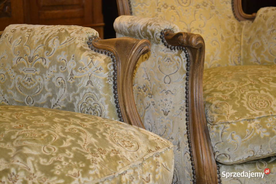 fotele berżera francja Antyki śląskie Będzin