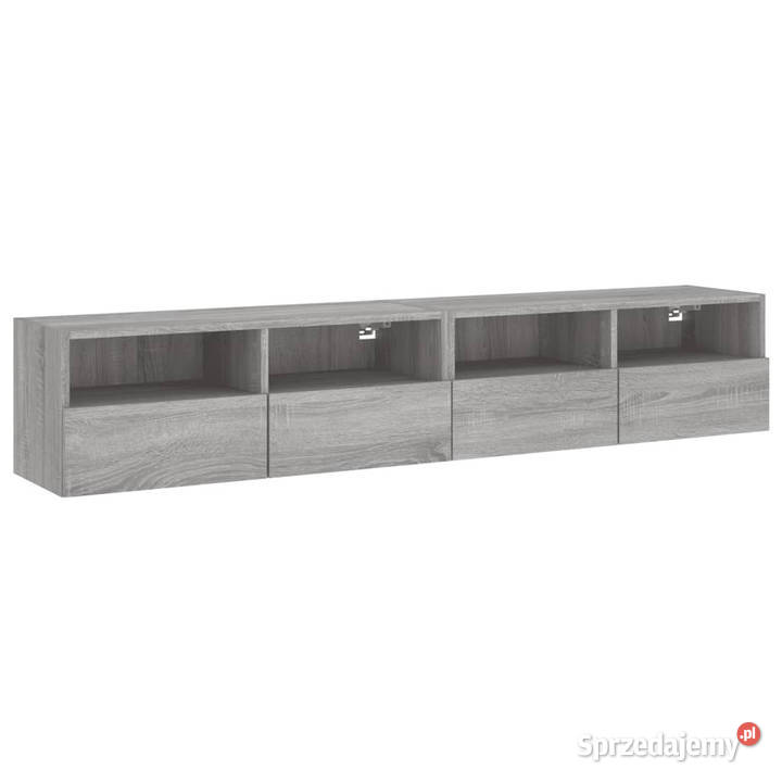 Ścienne szafki TV 2 szary dąb sonoma 80x30x30 mazowieckie