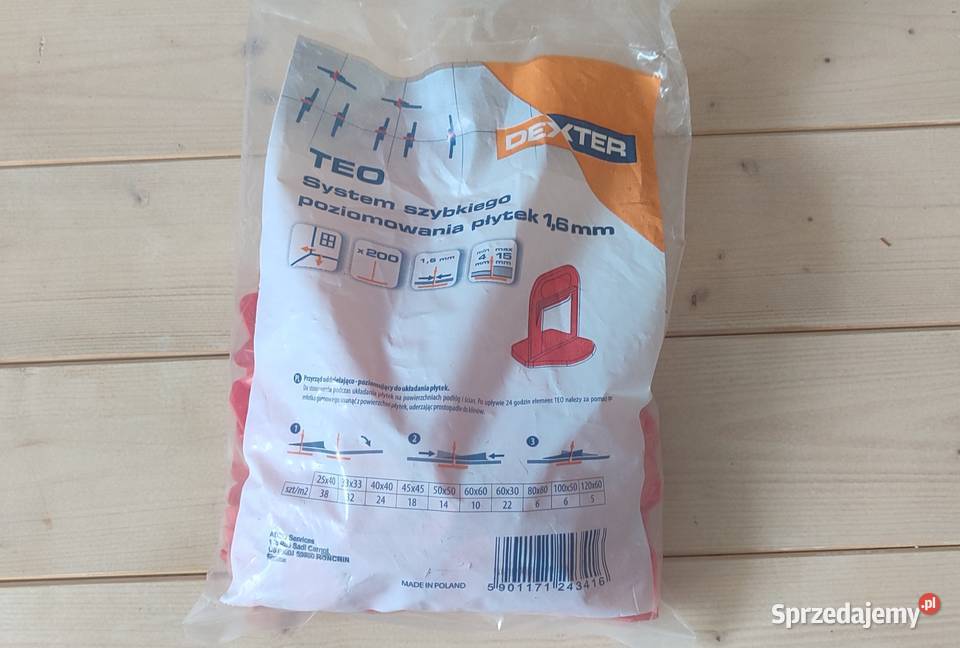 system poziomowania płytek dexter 16 mm 144 Gdańsk