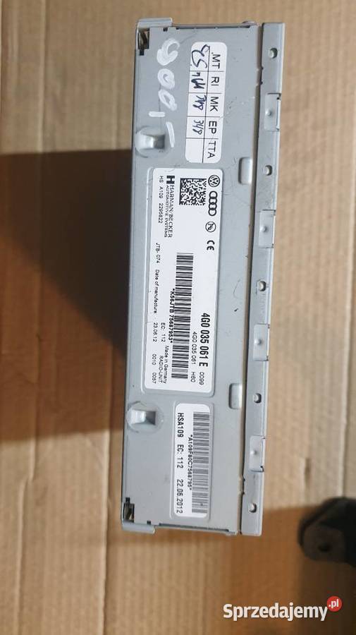 AUDI A4 A5 A6 A7 A8 Q5 Q7 MODUŁ RADIOWY MMI 3G świętokrzyskie Nowiny