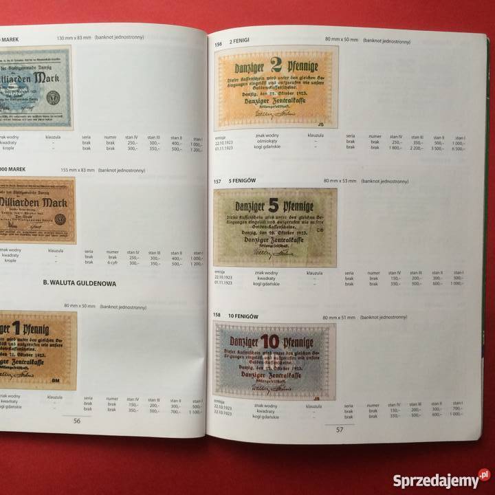 Katalog banknotów zachodniopomorskie Szczecin