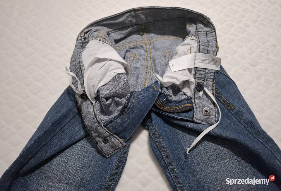 Spodnie chłopięce dżinsy niebieskie CA 116 śląskie sprzedam
