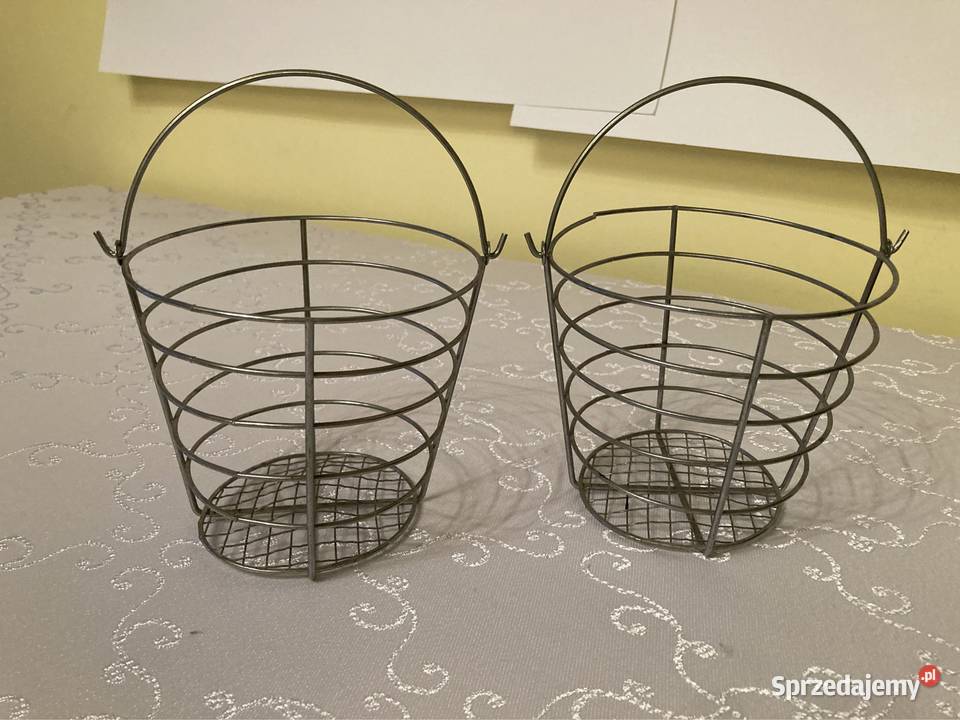 Koszyczki Metalowe Ozdobne Dekoracyjne 2 Czerwionka-Leszczyny