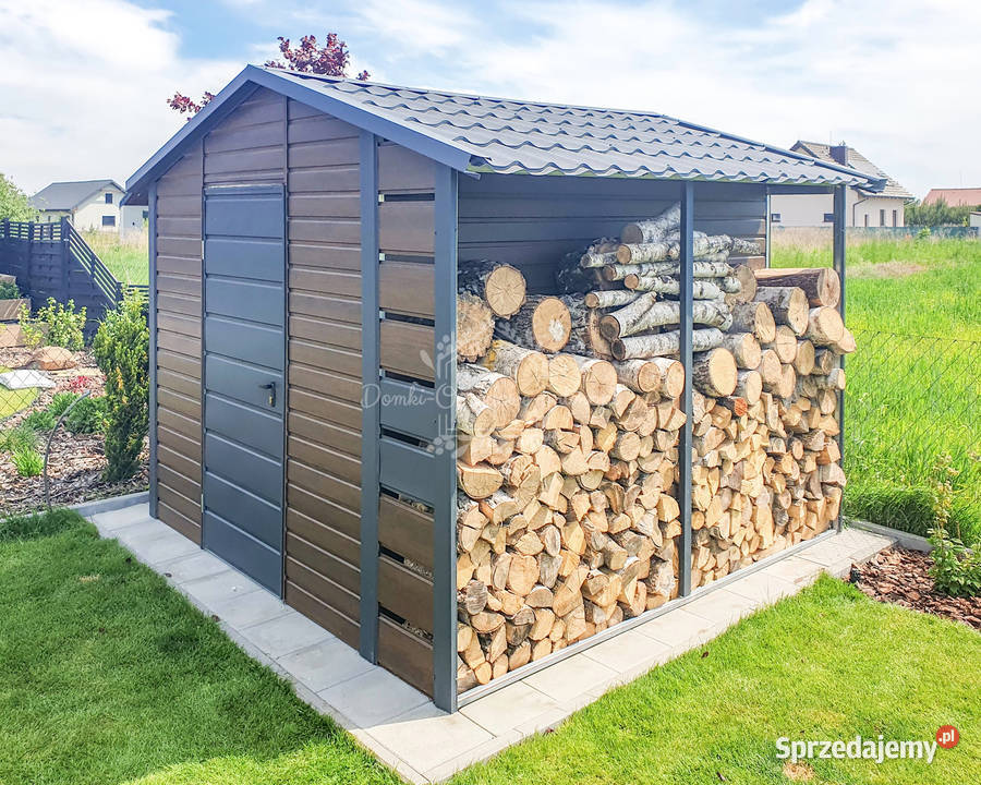 Schowek Domek Ogrodowy 25x3m Wiata 05m Drewutnia Szczecin