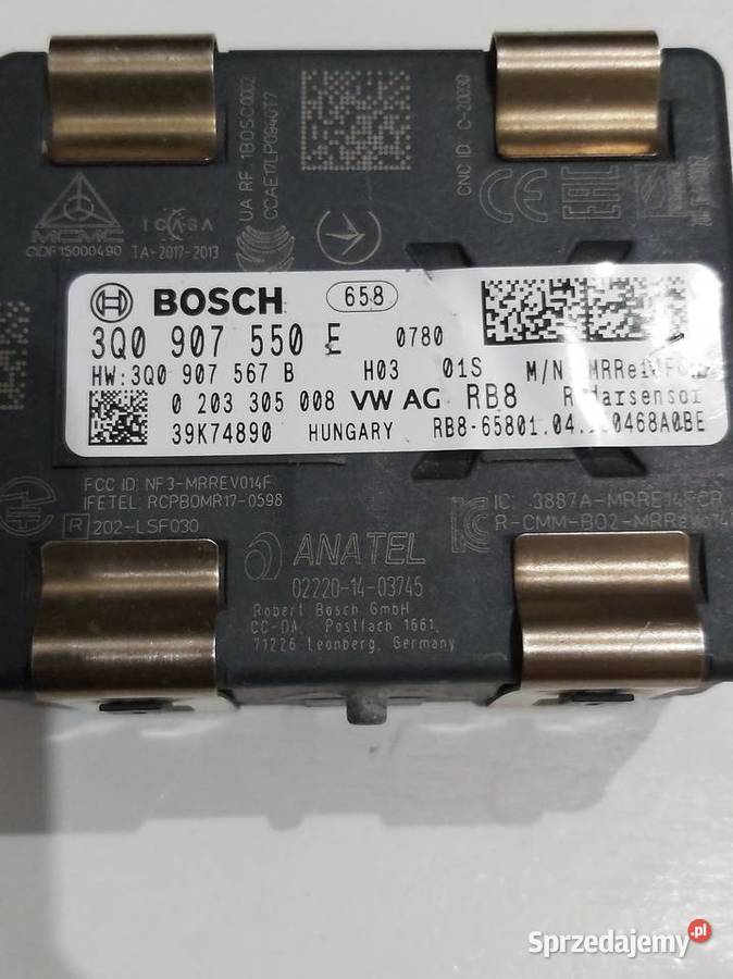 RADAR DISTRONIC ACC CZUJNIK VW PASSAT B8 ARTEON Wschowa