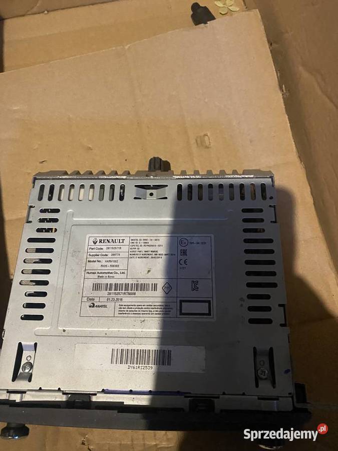 Radio samochodowe Renault Clio IV code osobowe Jędrzejów sprzedam