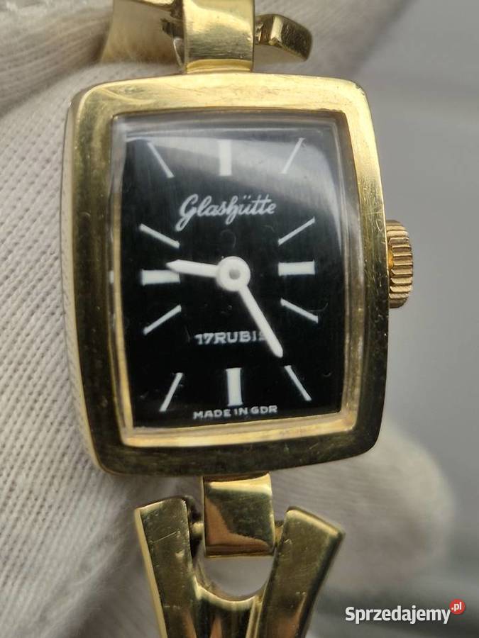Damski zegarek vintage Glashutte DDR śląskie Chorzów sprzedam