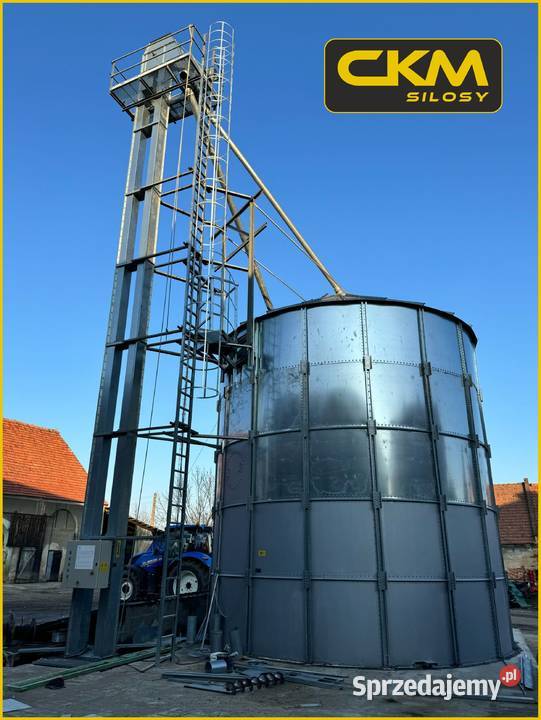 NOWY Silos zbożowy lejowy 194 t montaż 2025 Suwałki