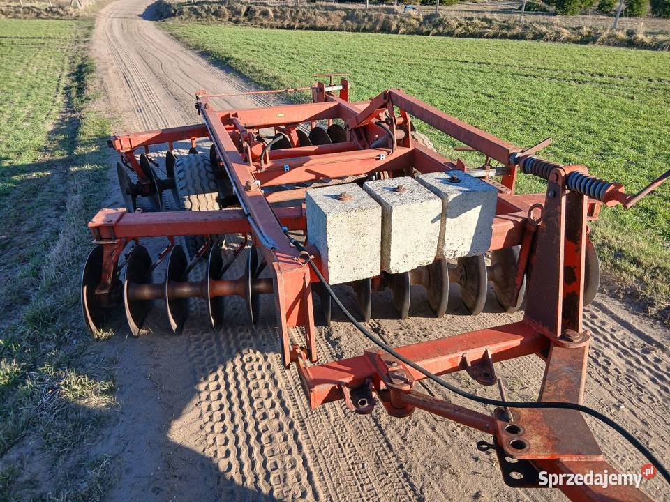 Brona talerzowa Knoche 3m Układ V Ciężka Bobowo sprzedam