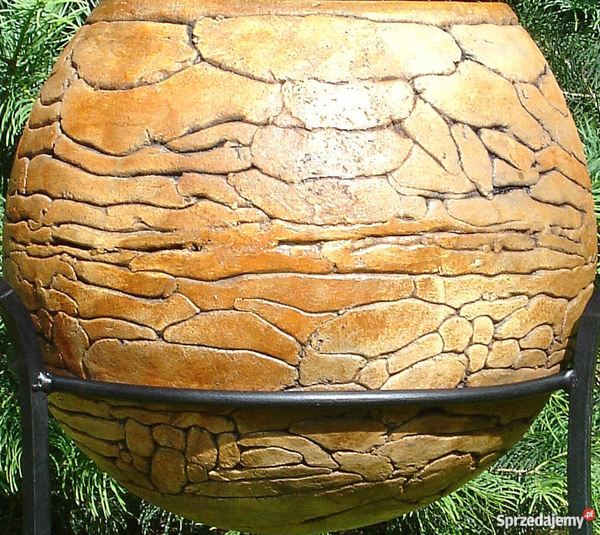 Ceramiczna donica mrozoodporna stojaku śr 70 Jelenia Góra