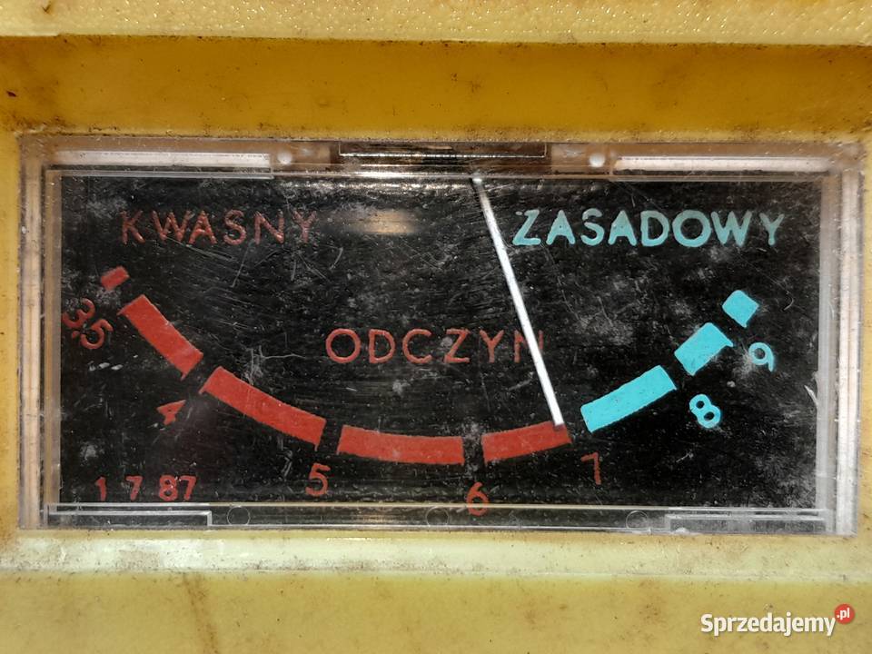 Stary pHmetr ogrodniczy PRL retro vintage