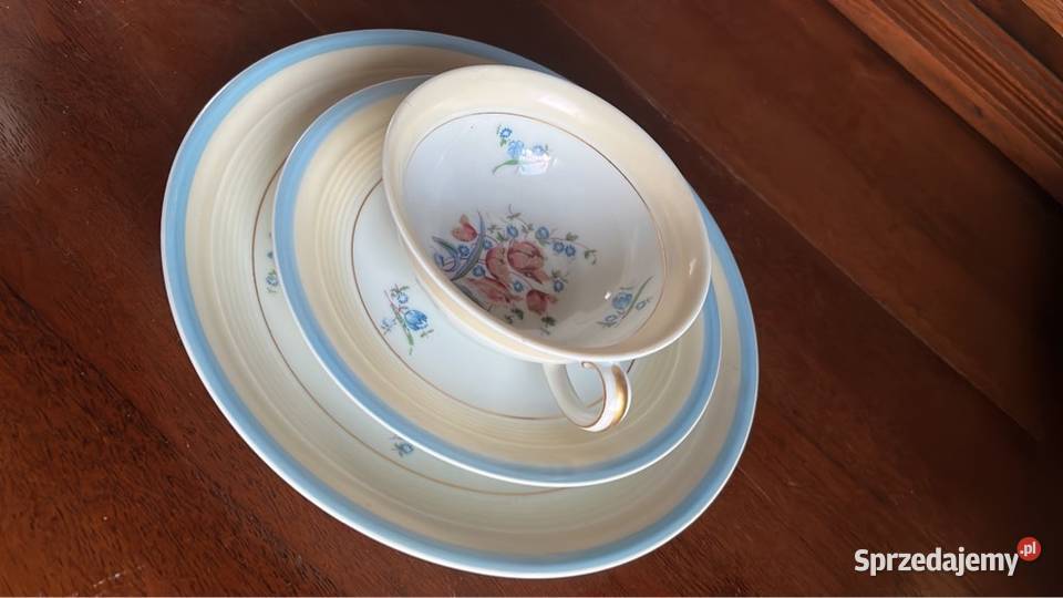 Filiżanka z talerzykiem Limoges Fra Gdańsk