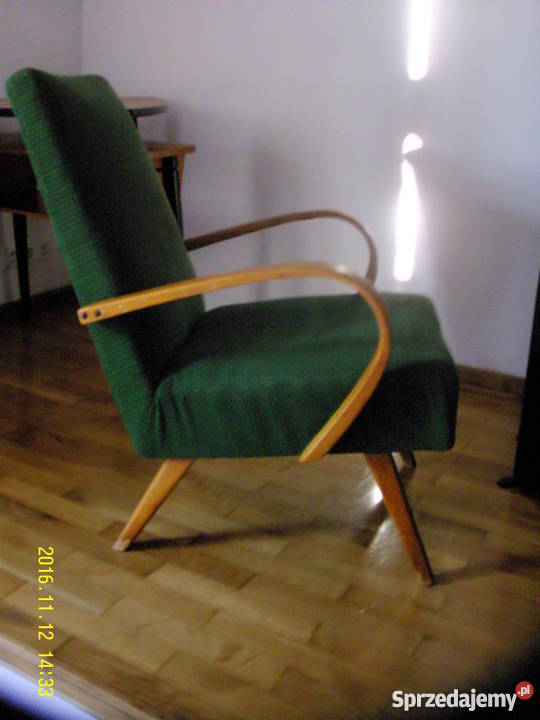 Fotel l6070te gięte podłokietnikisprężyny loft