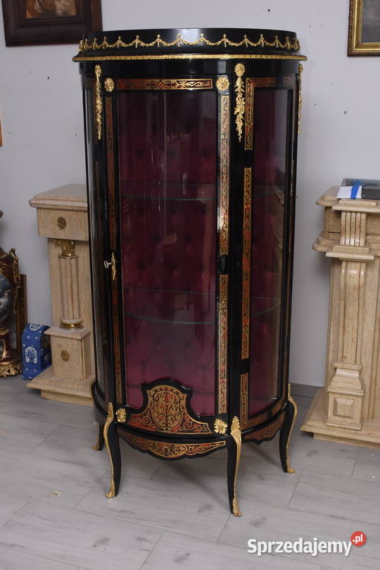 Ekskluzywna Witryna Boulle Przeszklona Rzeźbiona Kraków sprzedam