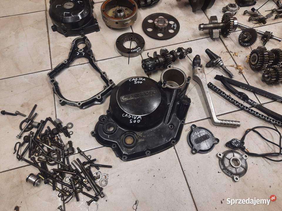Cagiva t4 500 silnik części głowica wał skrzynia Jelenia Góra
