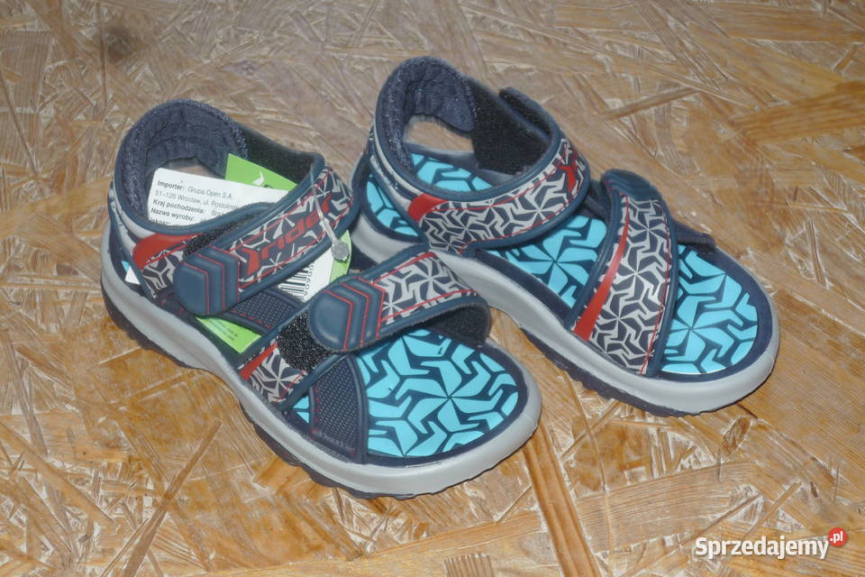 Oryginalne sandałki RIDER 2223 niebieski granat Rozmiar 23 Sandałki mazowieckie Zielonka