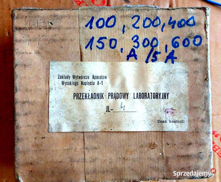 Przekładnik laboratoryjny jl4nf przekładnie 1005